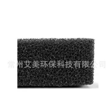 現貨供應黑色蜂窩孔聚氨酯過濾海綿