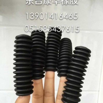 生產加工 橡膠伸縮套 黑色加厚橡膠波紋管 硅膠波紋管