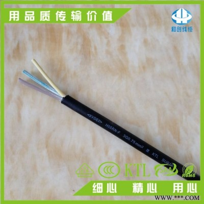 東莞 和創H05RN-F 2x0.75 2x1.0 VDE橡膠線 插頭線 電源線 電線加工廠