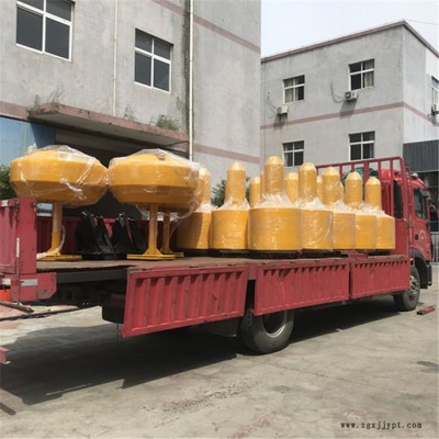 LLDPE材質海上燈浮標滾塑加工而成可定做
