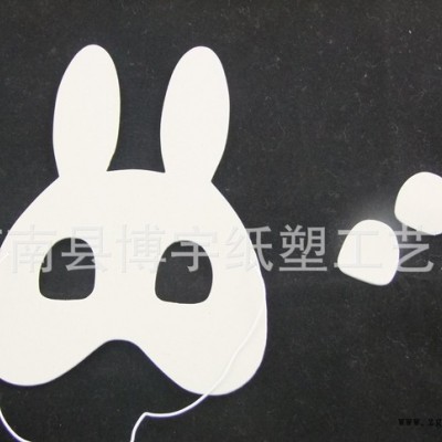 【外貿】 節日EVA面具 EVA面具 動物EVA面具 卡通兔子面具