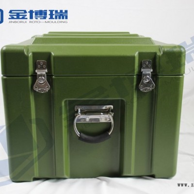 野戰五金工具指揮箱戰備物資器材箱綠色高強度LLDPE滾塑箱