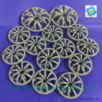 CPVC氯化聚氯乙烯花環 CPVC花環 泰勒花環填料 塑料A型梅花環填料 萍鄉澳榮
