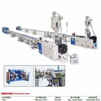 金緯機(jī)械PP-R、PE-RT、PE-X 等冷熱水管擠出生產(chǎn)線 高效