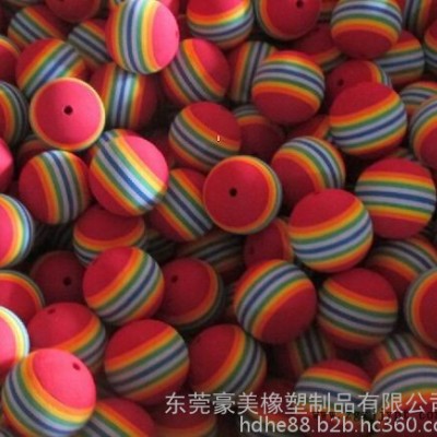 廠家供應EVA磨球加工,EVA彩虹球,EVA海洋球