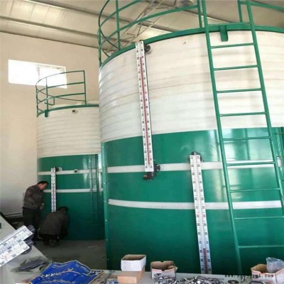 博承環保_帶爬梯的5立方水箱_永不漏的化工塑料水箱_50噸塑料儲罐