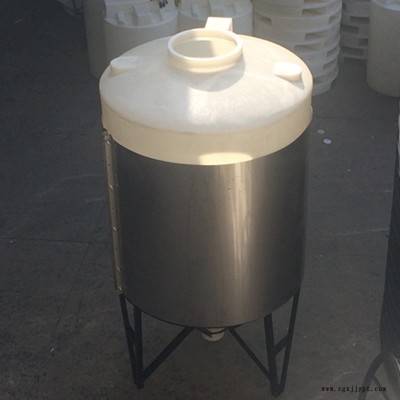 博承環(huán)保  5立方尖底減水劑復配罐 耐溫耐凍錐底塑料大桶 1立方錐底水箱