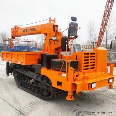 全液壓履帶隨車吊 履帶自備吊 工程橡膠履帶隨車吊 久勝機械js316
