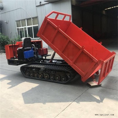 工程履帶農用運輸車 橡膠履帶自卸式運輸車 適用于各種地形