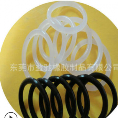 東莞廠家批量供應食品級硅膠圈 硅膠本色白色透明黃色硅膠O型圈