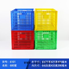 云峰320高100加厚塑料周轉(zhuǎn)箱 可插卡片的塑料工具盒 可配蓋的膠箱示例圖5