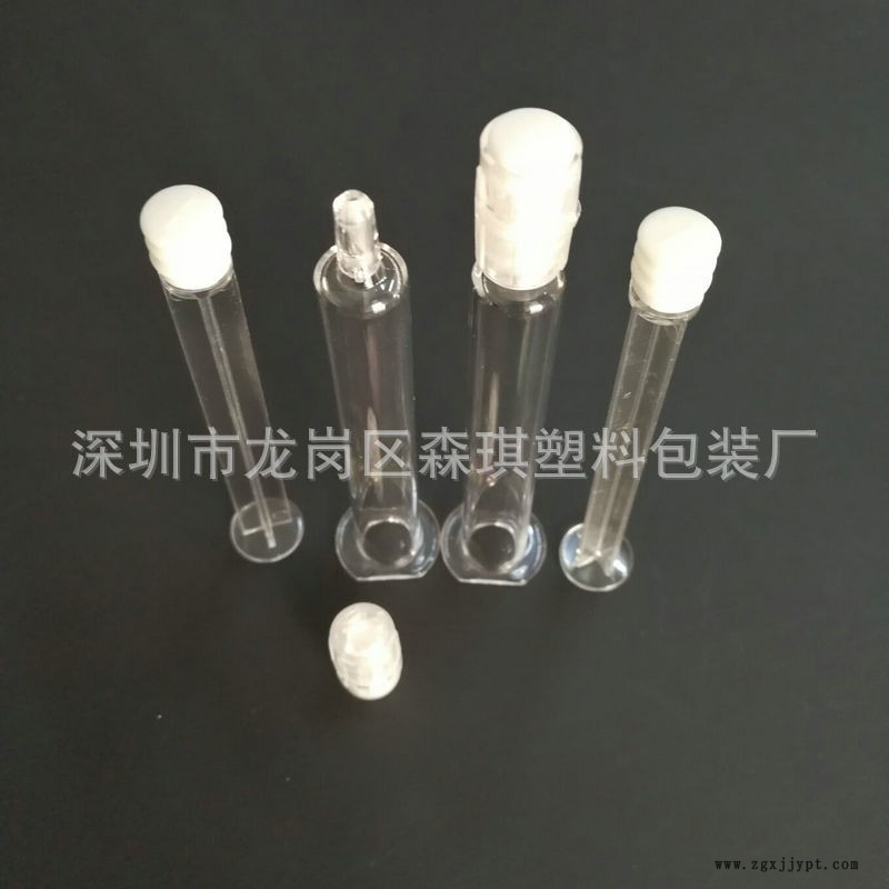 廠家生產(chǎn)3ml水光針包材 化妝品針管 水光針針管 面膜針管塑料包材示例圖2