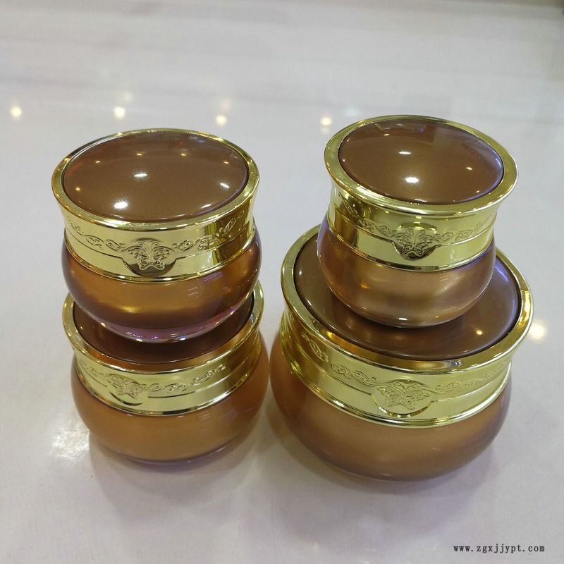 現貨 爆款10克亞克力蝴蝶瓶 膏霜瓶 面霜瓶 分裝瓶塑料化妝品包材示例圖5