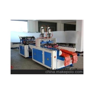 供應鵬達塑機400×2型雙彩印自動沖制袋機