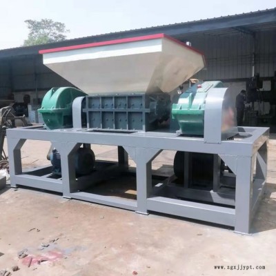 雙軸重型金屬撕碎機 廢舊輪胎撕碎機
