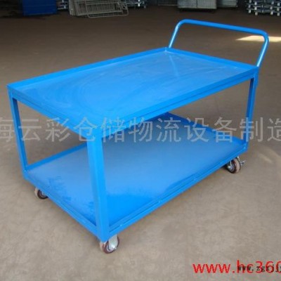 供應(yīng)手推車(chē)，平板車(chē)，工具車(chē)，工位車(chē)、周轉(zhuǎn)箱 、倉(cāng)庫(kù)籠、貨架、料架、鐵板箱、巧固架、料筐、輪胎架、托盤(pán) 上海平板車(chē)