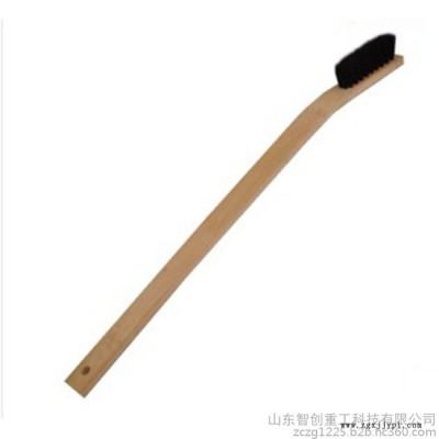 智創ZC-051型長柄竹片刷 毛鋼鈴刷 竹柄豬毛刷 輪胎刷 輪轂刷 剛鈴清潔洗車刷