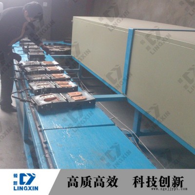 供應領新聚氨酯汽車海綿靠墊環形生產線設備 靠墊發泡機