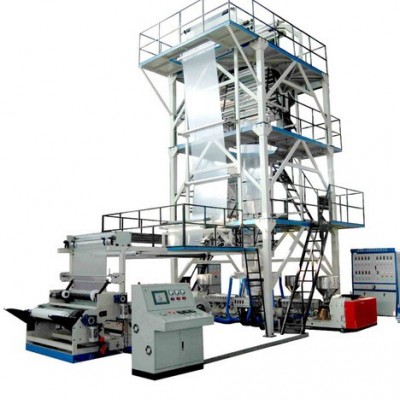 三層共擠牽引旋轉內冷吹膜機