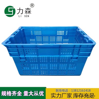景德鎮帶輪周轉箱全規格定制塑料箱蔬菜水果周轉箱周轉筐力森廠家直供批發生產