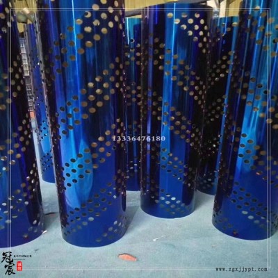 廠家批發不銹鋼樓梯柱 餐臺腳 彩色葫蘆柱 八角 銅水漲模具設計