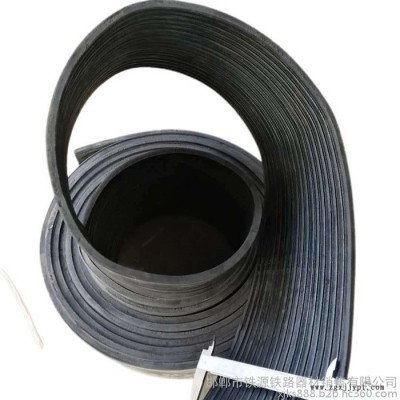 43kg軌道鐵路復合橡膠墊板7A-3 橡膠緩沖絕緣墊板 永年鐵標軌道配件廠
