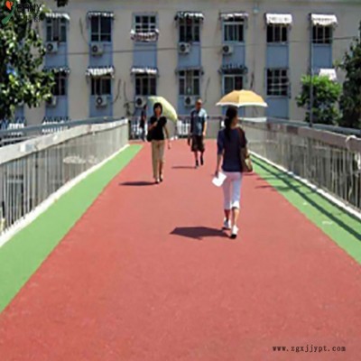 彩色防滑路面材料 彩色防滑路面膠粘劑 彩色防滑路面施工規范 彩色防滑路面混凝土