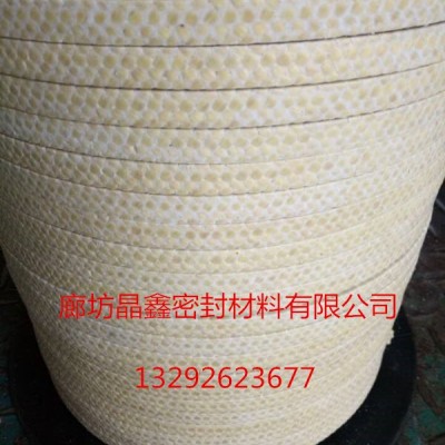 芳綸纖維盤根浸四氟液離心泵軸高耐磨芳綸碳素四氟混編盤根 生產廠家