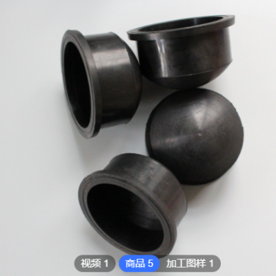浙江橡膠制品廠供應 黑色耐磨丁苯橡膠皮碗 環保有彈性硅膠皮碗