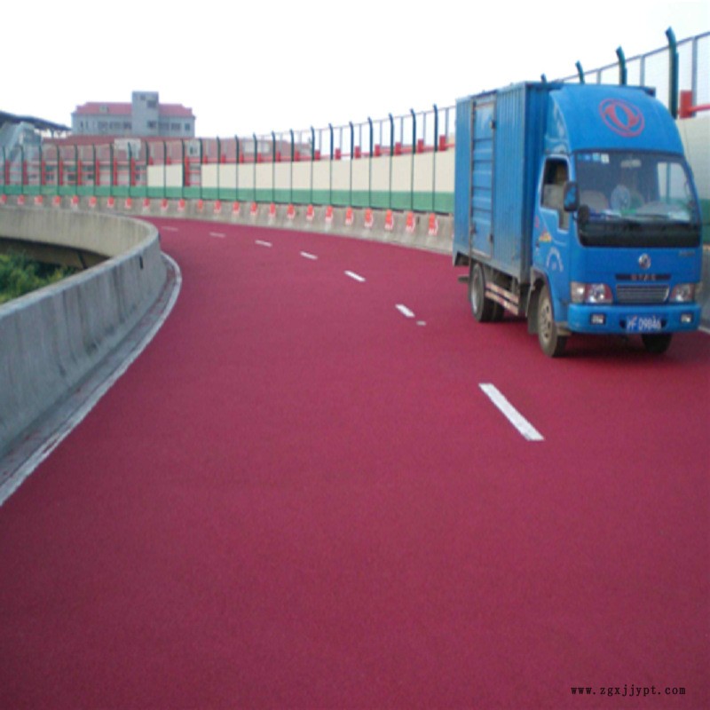 廠家直銷彩色防滑路面 彩色防滑路面膠粘劑海綿城市專用 現(xiàn)貨供應(yīng)示例圖2