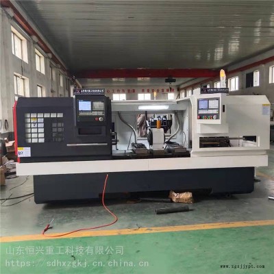 桁架式自動上下料機械手 雙頭數控機床