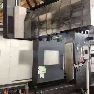 售/紐威產數控龍門鏜銑床，工作臺2.5米x 6米、龍門過3.2米帶刀庫機械手，西門子系統全閉環。