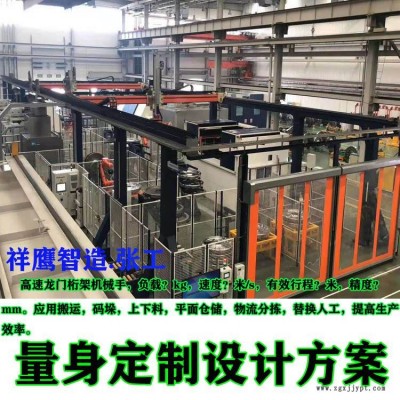 祥鷹重型桁架機器人 廠家承接生產線 碼垛上下料傳動機械手 裝備實際應用解決方案。